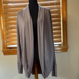 Belle by Kim Gravel Gray Cocoon long cardigan
